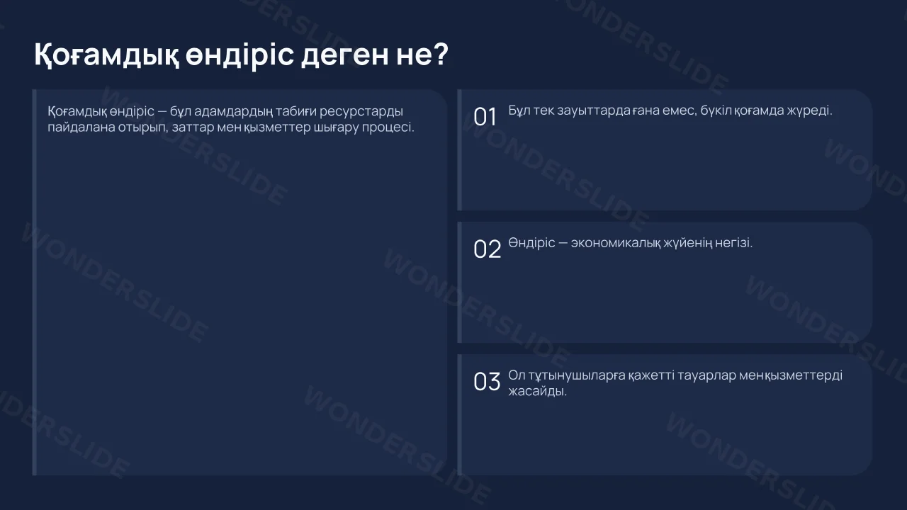 Қоғамдық өндіріс ұғымы